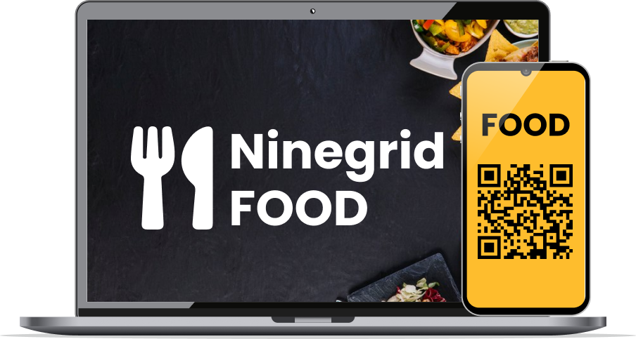 Imagems da plataforma e webapp do ninegrid food